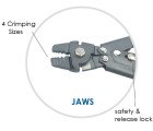 AQUA MARINE - 10" Carbon Crimping Pliers